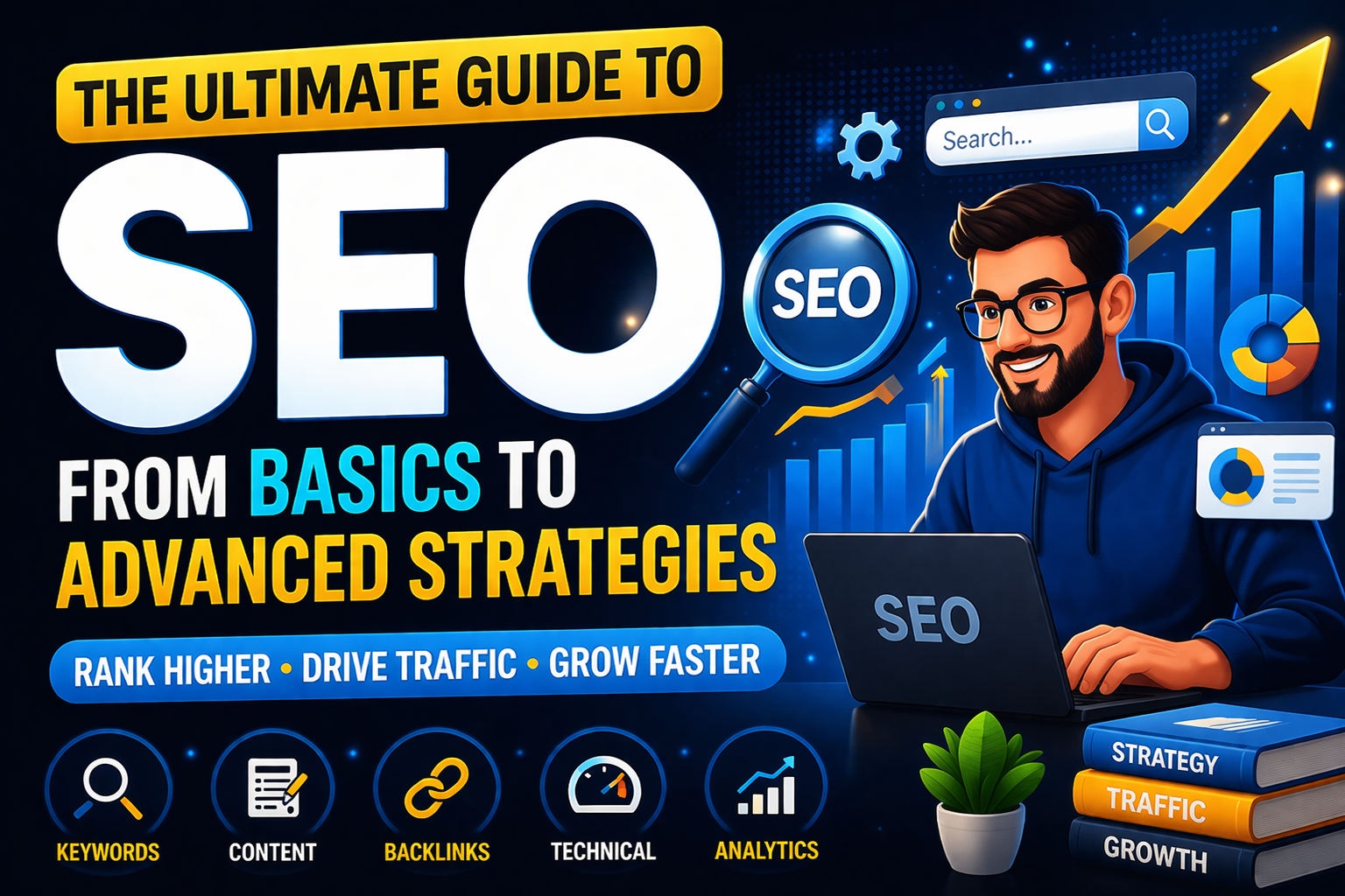 The Ultimate Guide to SEO: From Basics to Advanced Strategies